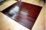 Bamboo Floor Protector Mat