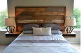 Pictures of Reclaimed Wood King Headboard