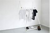 White Pipe Clothing Rack Images