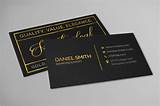 Images of Black And Gold Foil Business Cards
