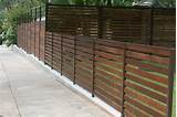 Images of Metal And Wood Fence