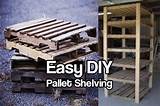 Pallet Shelving Diy Photos