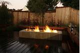 Gas Fire Pit On Wood Deck Photos