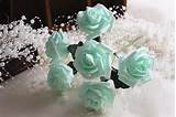 Mint Green Fake Flowers Images