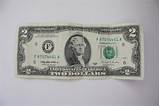 Pictures of American 2 Dollar Bill Value 1976