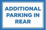 Additional Parking Signs