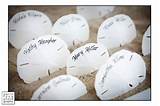 Pictures of Sand Dollar Wedding Place Cards