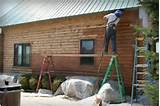 Photos of Log Siding Repair