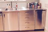 Custom Stainless Steel Kitchen Cabinets Images