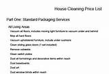 House Cleaning Price Quotes Pictures
