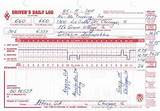 Images of Trucking Log Book