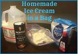 Homemade Ice Cream In A Bag Ingredients Images