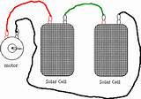 Images of Solar Cells In Series And Parallel