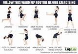 Pictures of Fitness Workout Warm Up