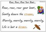 Row Row Boat Song Images
