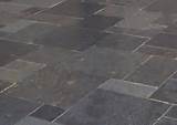 Images of Laying Slate Floor Tiles Outside