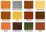 Photos of Exterior Wood Stain Colours
