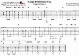 Happy Birthday Guitar Chord Pictures