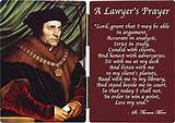 St Thomas More Prayer For Lawyers Pictures