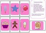 Candyland Game Cards