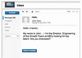 Sample Inmail To Hiring Manager Pictures