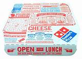 Photos of Dominos Packaging