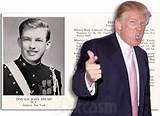 Donald Trump Military Service Images