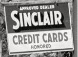 Sinclair Gas Credit Card Photos