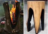 Pictures of Burnt Wood Furniture