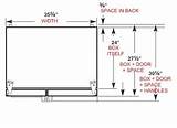 What Is Counter Depth Refrigerator Measurement Pictures