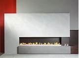 Modern Rectangular Gas Fireplace
