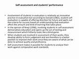 Performance Evaluation Self Assessment E Amples Photos
