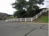 Pictures of White Pvc Horse Fence