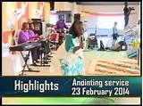 Pictures of Anointing Service