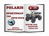Polaris Sportsman 700 Service Manual Photos