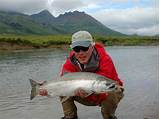 Silver Salmon Fishing In Alaska