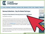 Best Way To Get Collections Off Your Credit Report Pictures