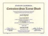 California Contractors License Status Photos