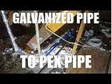 Images of Galvanized Pipe Leak