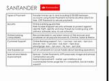Santander Payment Address