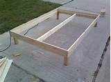 Build Bed Frame Wood Photos