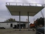 Images of Gas Station Canopy Construction