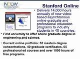 Stanford University Distance Learning