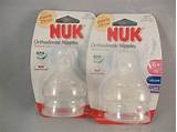 Images of Nuk Orthodontic Nipples Slow Flow