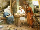 Pictures of Jesus And Joseph In The Carpenter Shop