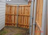 Build A Wood Fence With Metal Posts Images