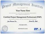 Photos of Pmi Project Management Professional Certification