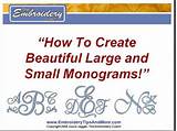 Free Monogram Software For Brother Se400 Pictures