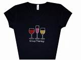 Images of Group Therapy T Shirt Wine Apparel