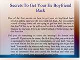 Quotes To Get Your Ex Back Photos